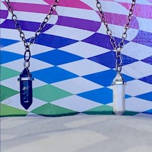 Necklace charms crystal